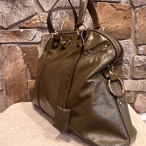 Yves Saint Laurent Large Muse Bag (Grey) - Picture 3 of 6